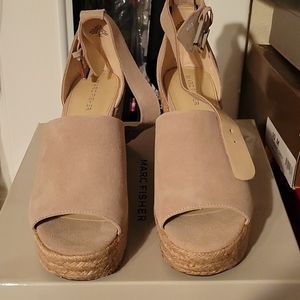 Marc Fisher Suede Wedge